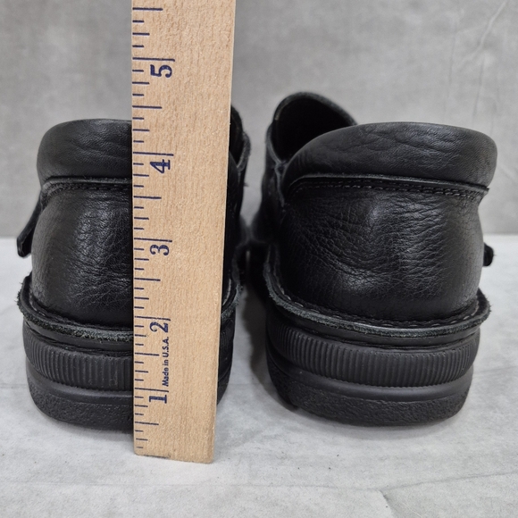 Naot monk strap casual shoes men\'s 42 US 9 black pebbled leather cork footbed main image 10